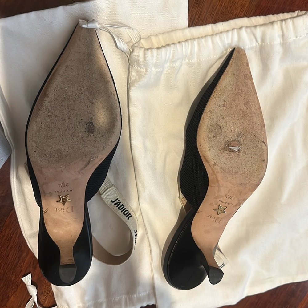 Dior SlingBack black stilletos - Picture 10 of 12